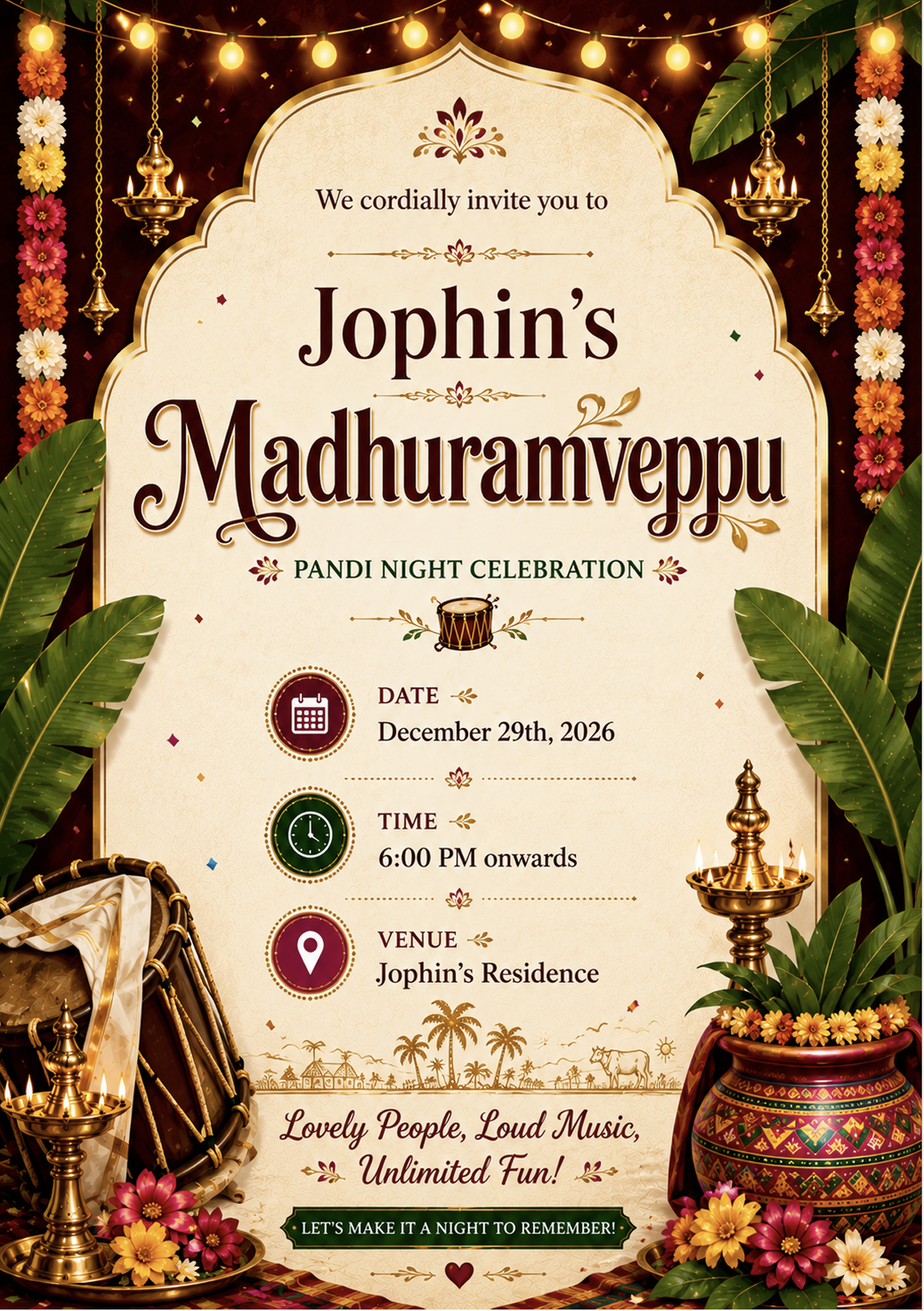 Madhuramveppu · Groom